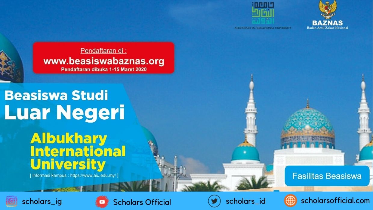 Beasiswa Baznas untuk kuliah S1 di Luar Negeri - Scholars Official