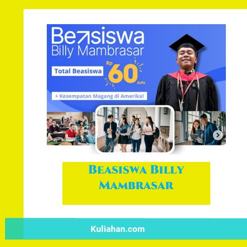Beasiswa Billy Mambrasar