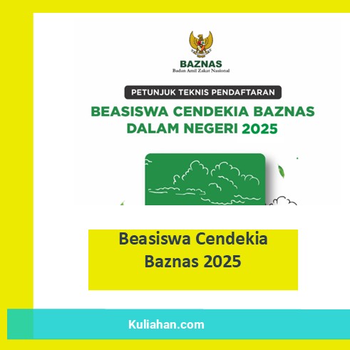 Beasiswa Cendekia Baznas 2025