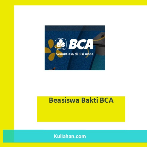 Beasiswa Bakti BCA