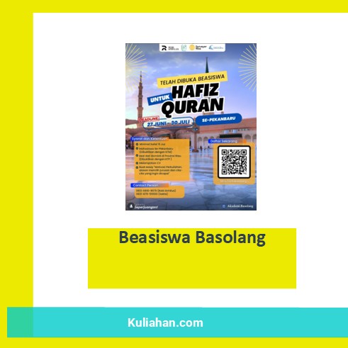 Beasiswa Basolang 2025