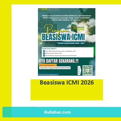 Beasiswa ICMI 2026