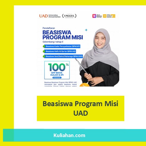 Beasiswa Program Misi UAD