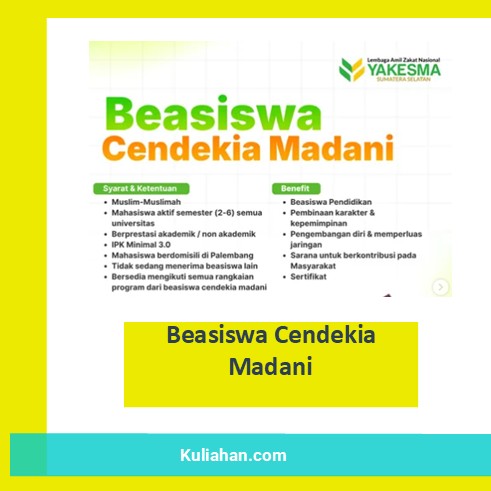 Beasiswa Cendekia Madani