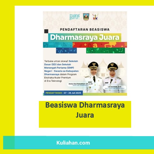 Beasiswa Dharmasraya Juara