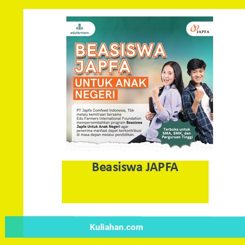 Beasiswa JAPFA 2025