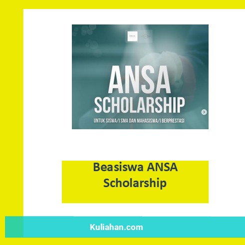 Beasiswa ANSA Scholarship