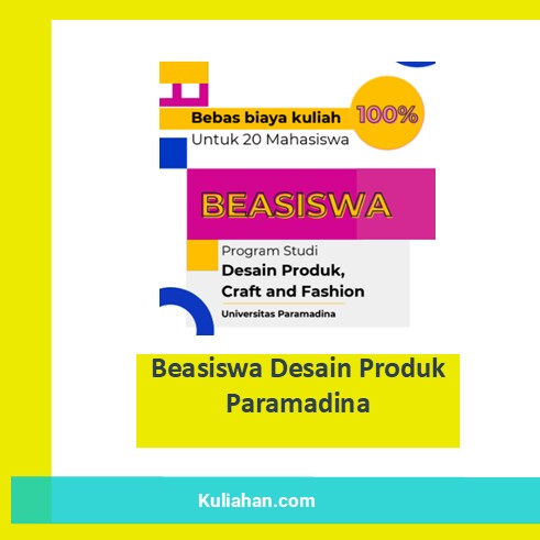 Beasiswa Desain Produk Paramadina