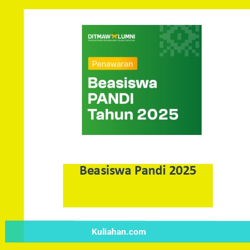 Beasiswa Pandi 2025
