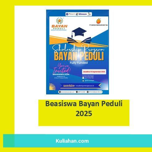 Beasiswa Bayan Peduli 2025