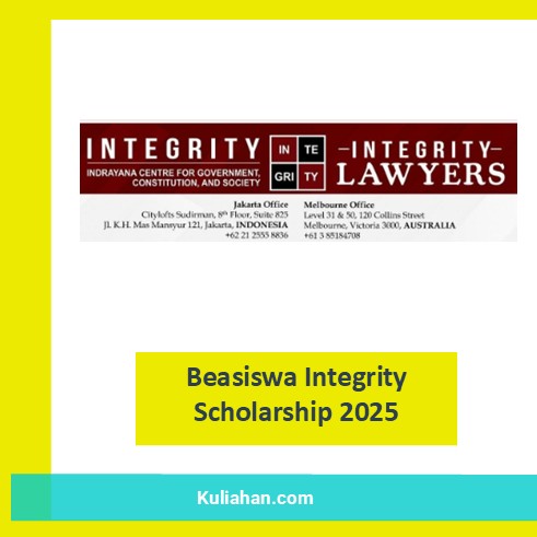 Beasiswa Integrity Scholarship 2025