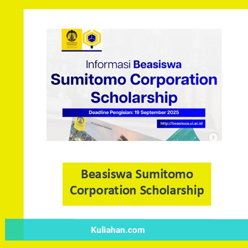 Beasiswa Sumitomo Corporation Scholarship