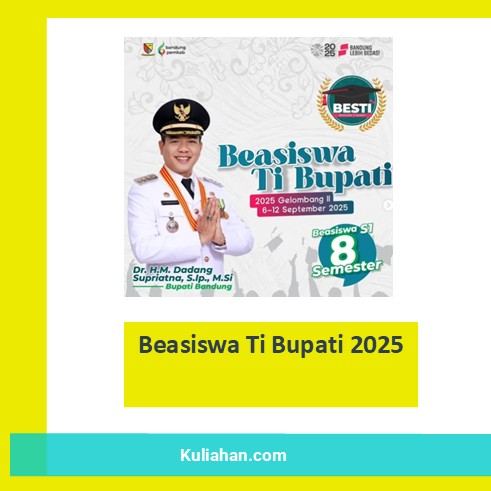Beasiswa Ti Bupati 2025