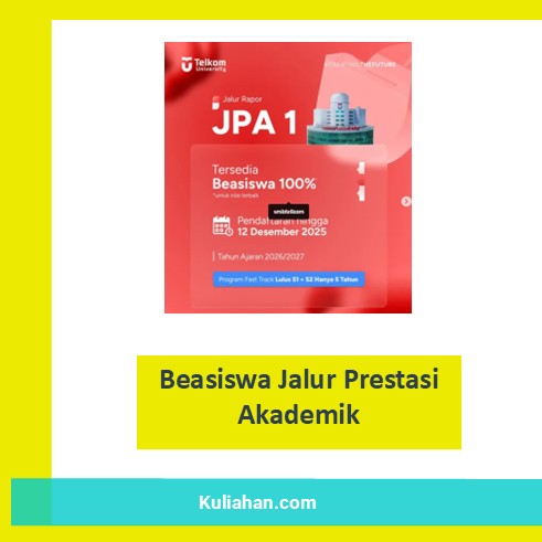 Beasiswa Jalur Prestasi Akademik