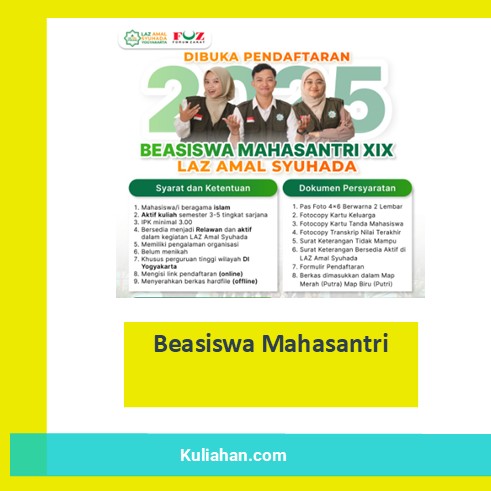 Beasiswa Mahasantri