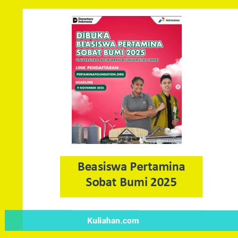 Beasiswa Pertamina Sobat Bumi 2025