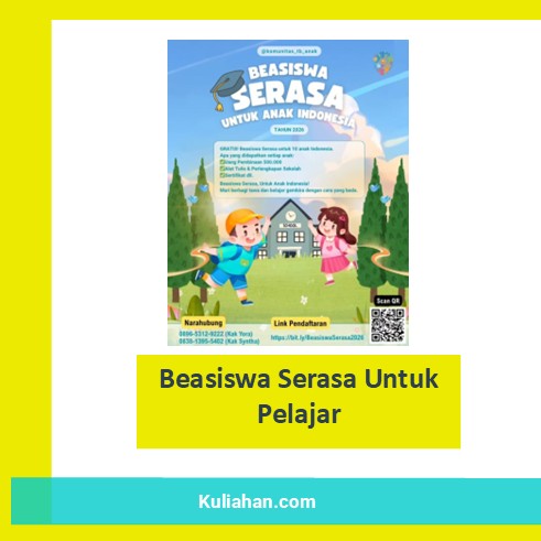 Beasiswa Serasa Untuk Pelajar