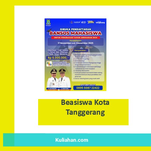 Beasiswa Kota Tanggerang