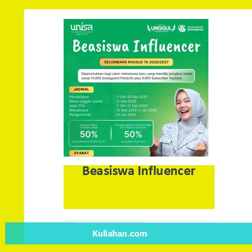 Beasiswa Influencer