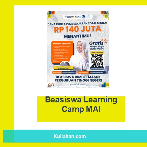 Beasiswa Learning Camp MAI