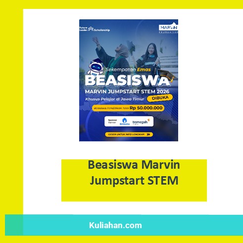 Beasiswa Marvin Jumpstart STEM