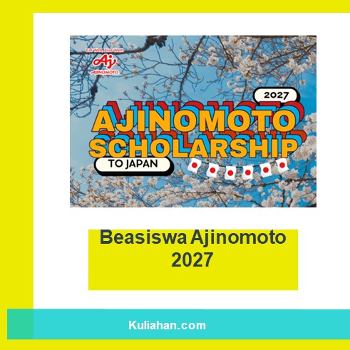 Beasiswa Ajinomoto 2027