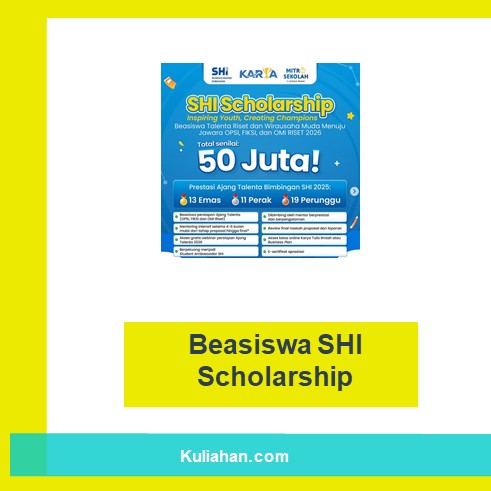 Beasiswa SHI Scholarship