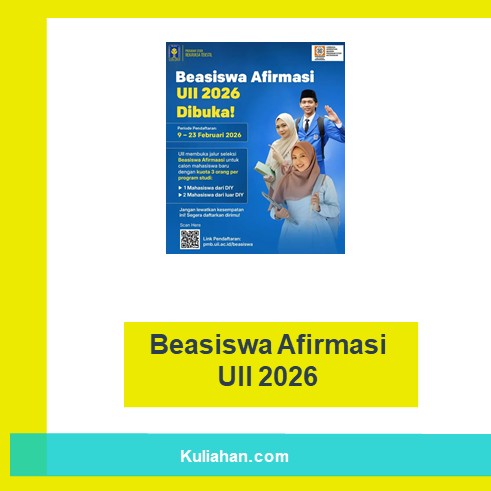Beasiswa Afirmasi UII 2026