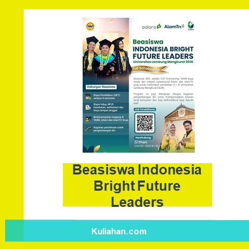 Beasiswa Indonesia Bright Future Leaders