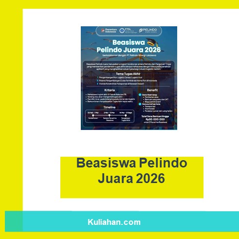 Beasiswa Pelindo Juara 2026