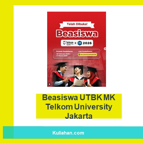 Beasiswa UTBK MK Telkom University Jakarta
