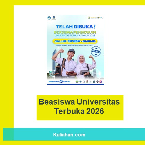 Beasiswa Universitas Terbuka 2026