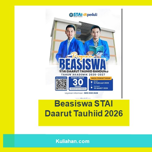 Beasiswa STAI Daarut Tauhiid 2026