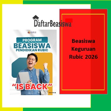 Beasiswa Keguruan Rubic 2026