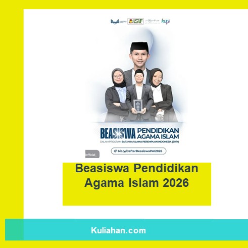 Beasiswa Pendidikan Agama Islam 2026