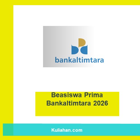 Beasiswa Prima Bankaltimtara 2026