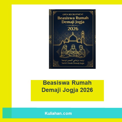Beasiswa Rumah Demaji Jogja 2026