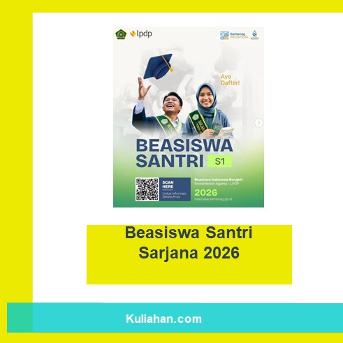 Beasiswa Santri Sarjana 2026