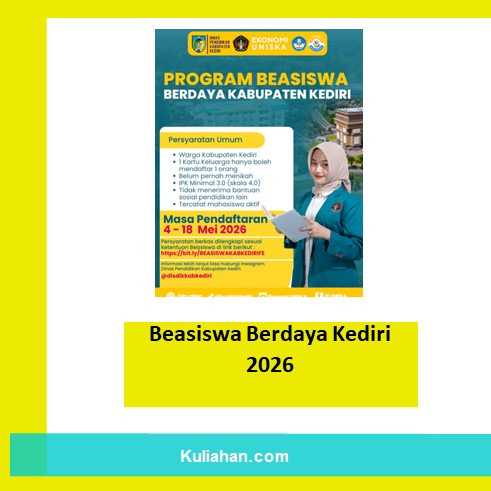 Beasiswa Berdaya Kediri 2026