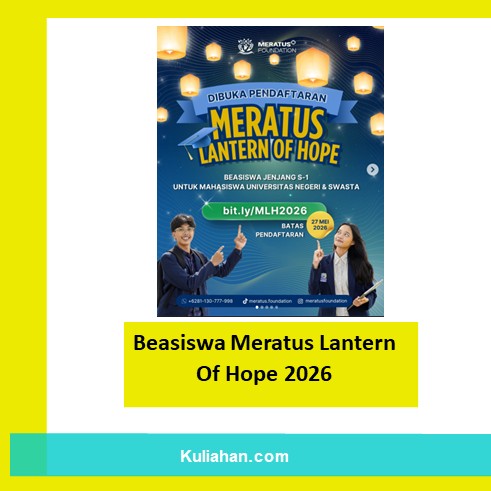 Beasiswa Meratus Lantern Of Hope 2026