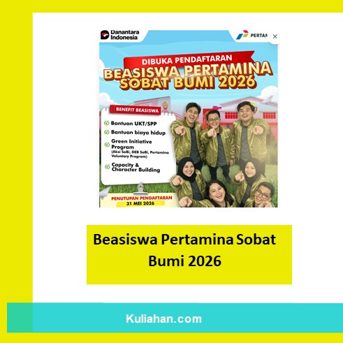 Beasiswa Pertamina Sobat Bumi 2026