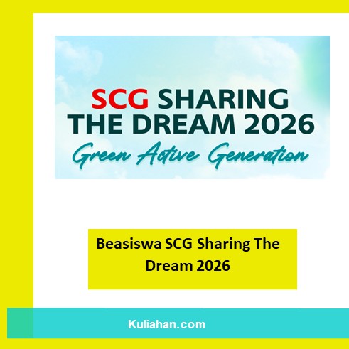 Beasiswa SCG Sharing The Dream 2026