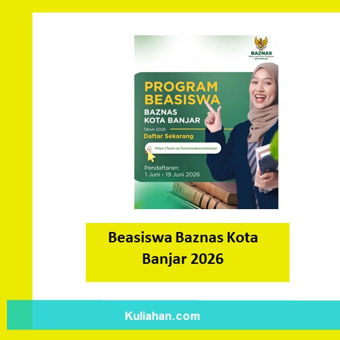 Beasiswa Baznas Kota Banjar 2026