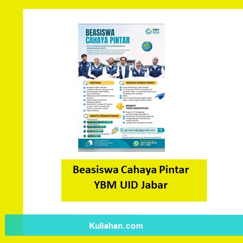 Beasiswa Cahaya Pintar YBM UID Jabar