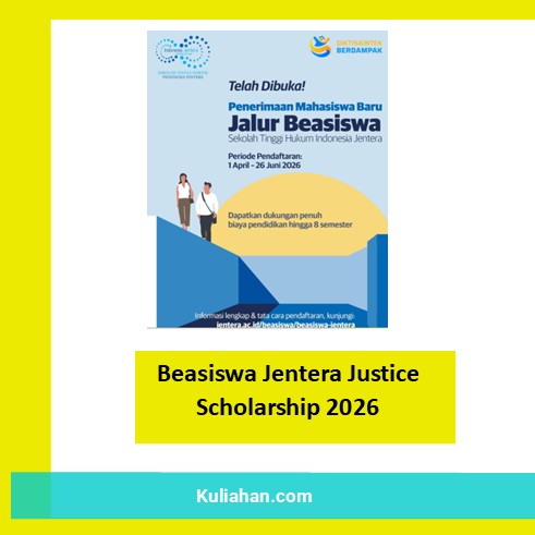Beasiswa Jentera Justice Scholarship 2026