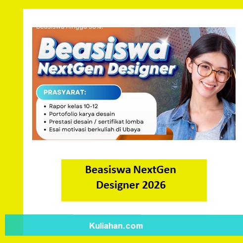 Beasiswa NextGen Designer 2026