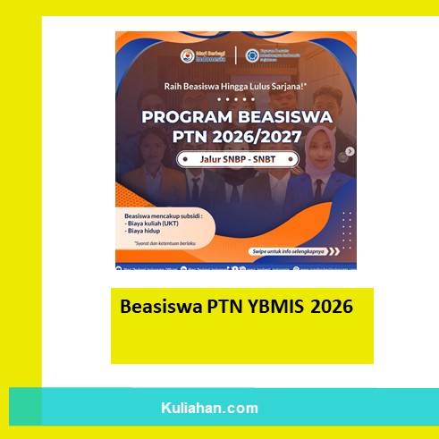 Beasiswa PTN YBMIS 2026