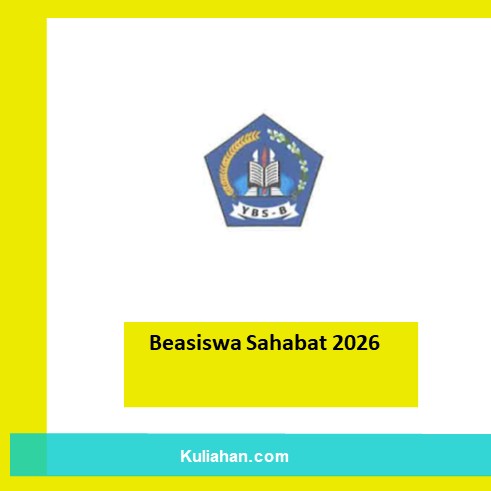 Beasiswa Sahabat 2026
