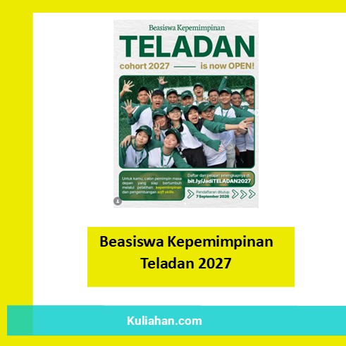 Beasiswa Kepemimpinan Teladan 2027